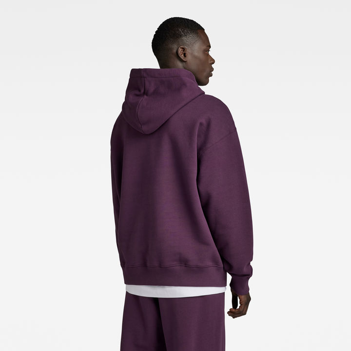 Essential Unisex Loose Hoodie Purple G STAR IT