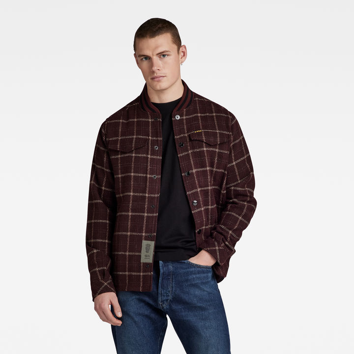 Bomber Collar Overshirt