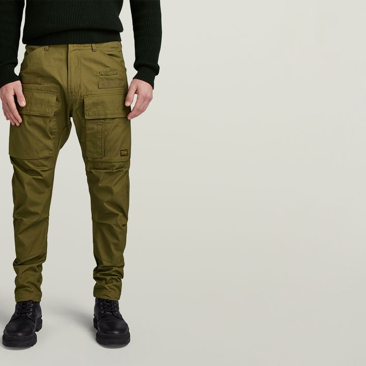 3D Regular Tapered Cargo Pants | Green | G-STAR® US