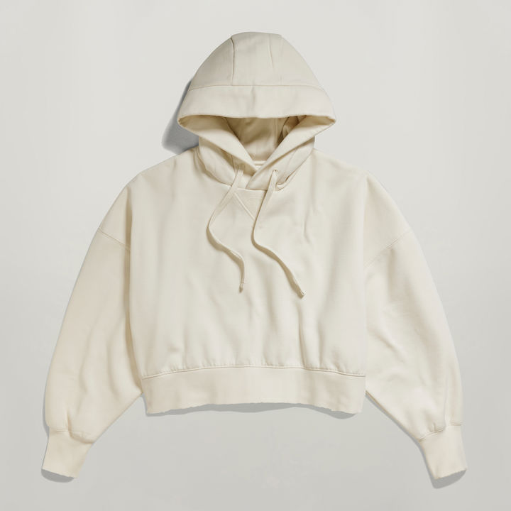 Oversized Cropped Hoodie