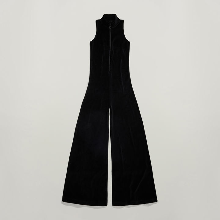Velvet Jumpsuit | Black | G-STAR® US