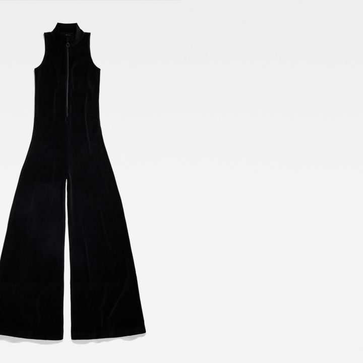 Velvet Jumpsuit | Black | G-STAR® US