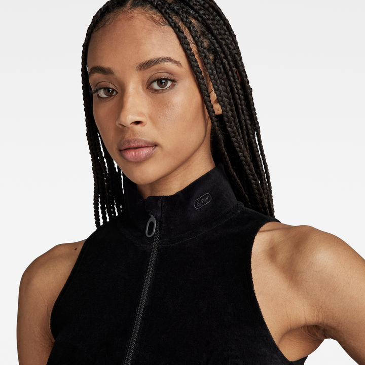 Velvet Jumpsuit | Black | G-STAR® US