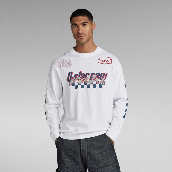 Tee shirt manche longue g star outlet
