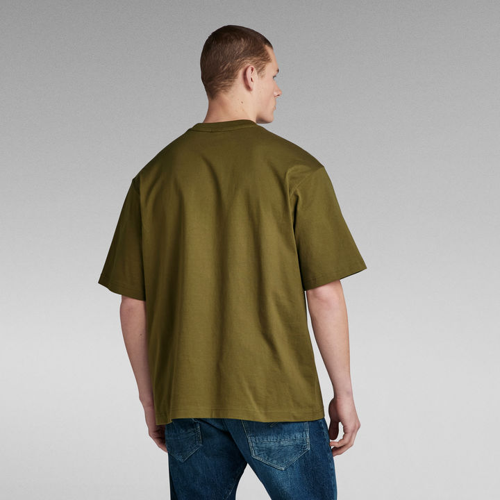 Light Bulb Graphic Boxy T-Shirt | Green | G-STAR® US