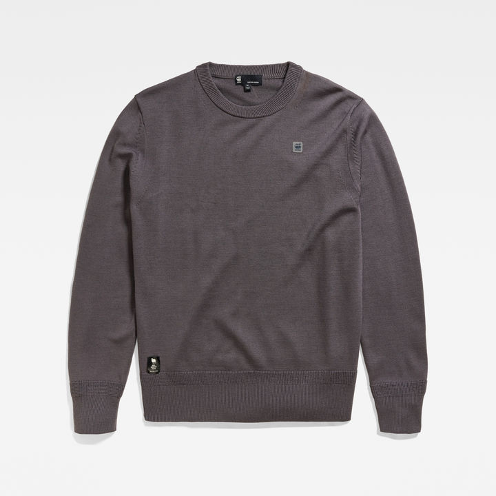 Premium Core Knitted Sweater Grey G STAR NL