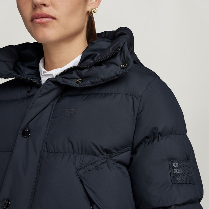 Whistler Short Puffer Jacket Dark blue G STAR US