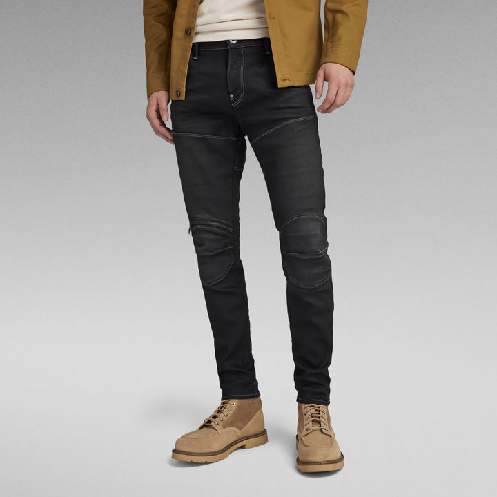 【2024年最新】海外限定の人気アイテム 5620 3D Zip Knee Skinny Jeans パンツ
