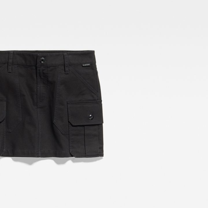 Cargo Mini Skirt Black G STAR DE