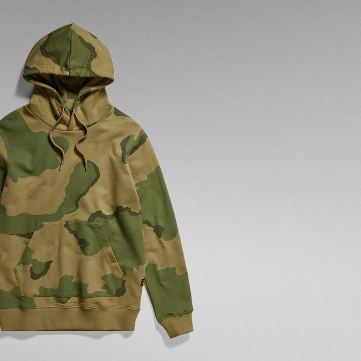G star camo hoodie clearance