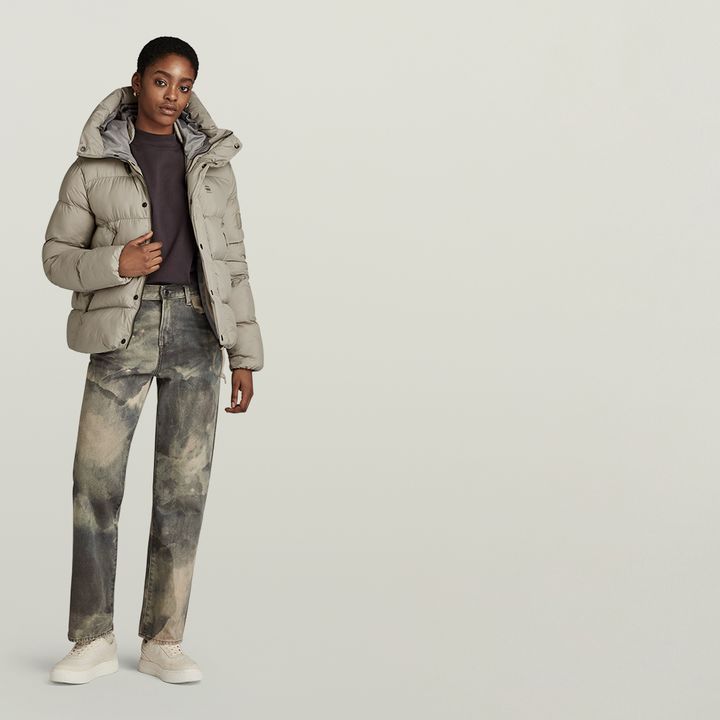 Whistler Short Puffer Jacket Grey G STAR CA