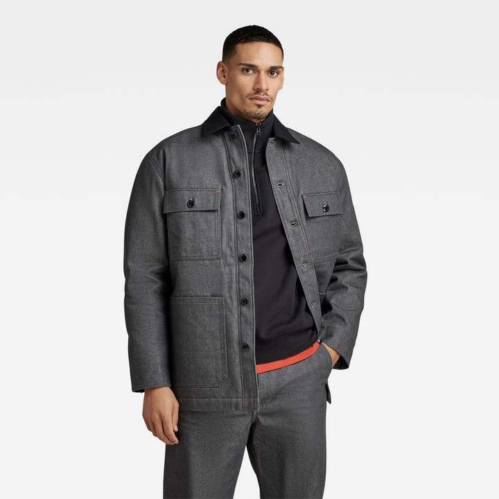 Chore Lined Jacket | Dark blue | G-STAR® IT