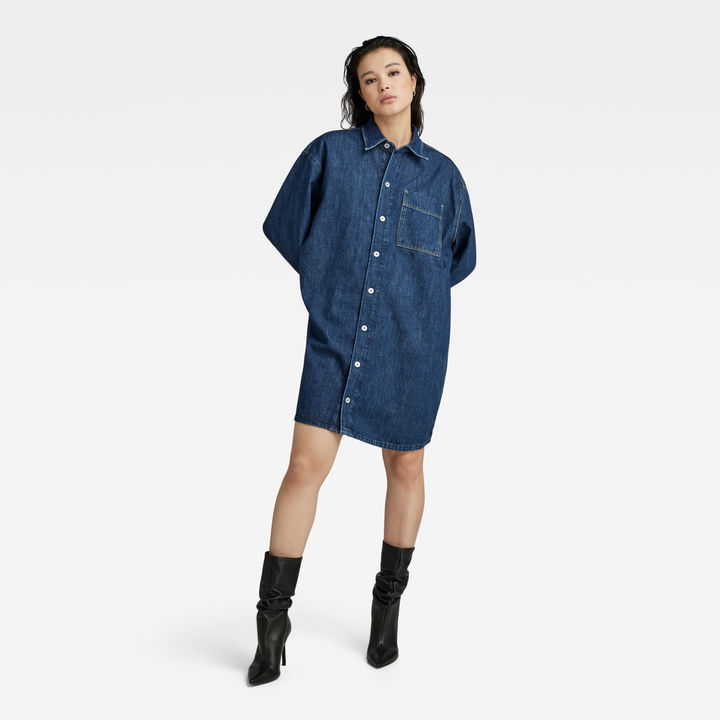 Oversized Denim Dress