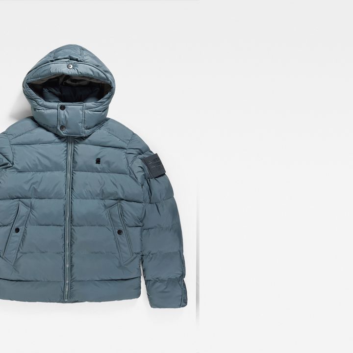 G-Whistler Padded Hooded Jacket | Grey | G-STAR® US
