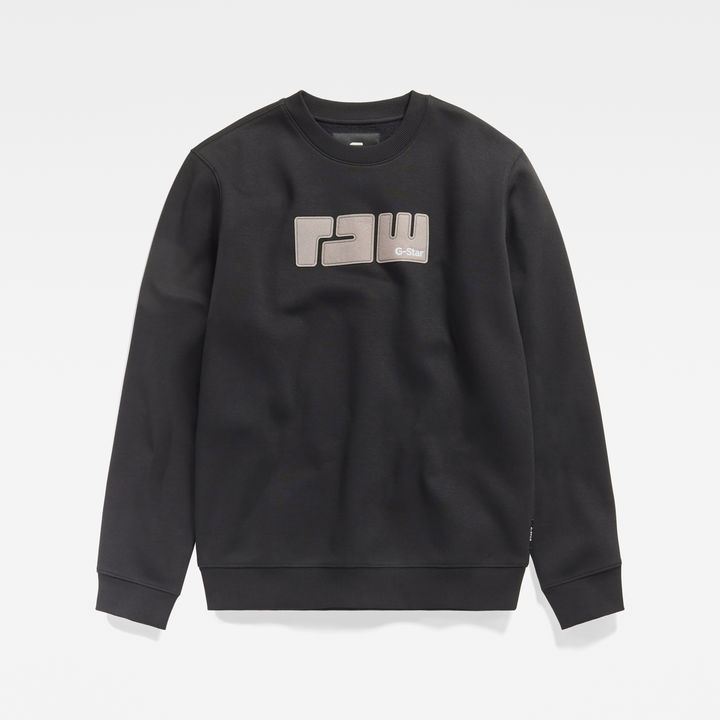 G STAR Men RAW. Felt Sweater Black Size S