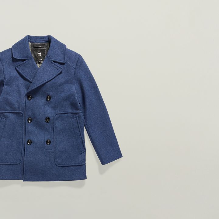 Premium Wool Peacoat Medium blue G STAR DK