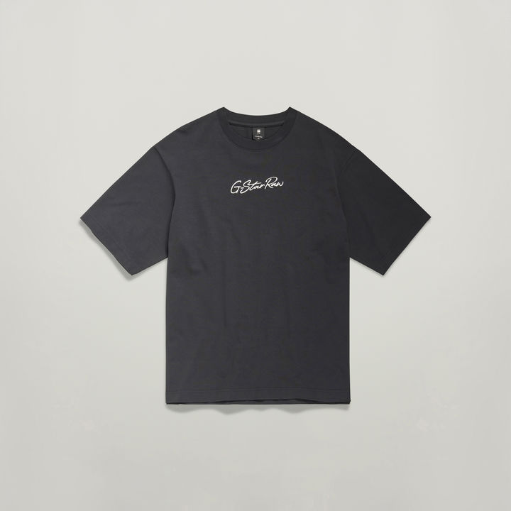 Autograph Boxy T-Shirt | Grey | G-STAR® TH