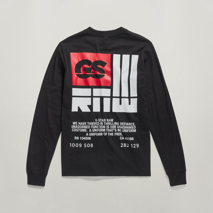 Black and red g star shirt sales