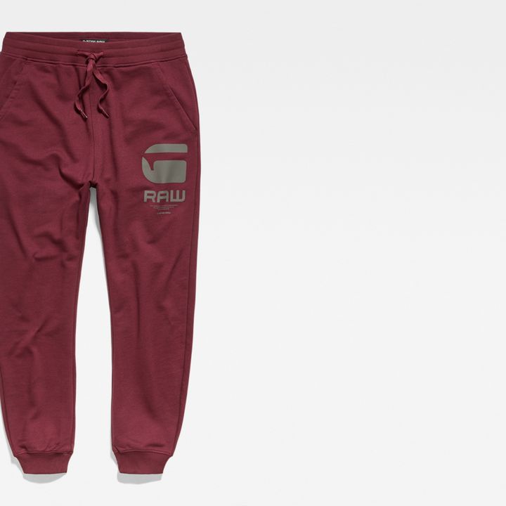 G RAW Sweat Pants Red G STAR SA
