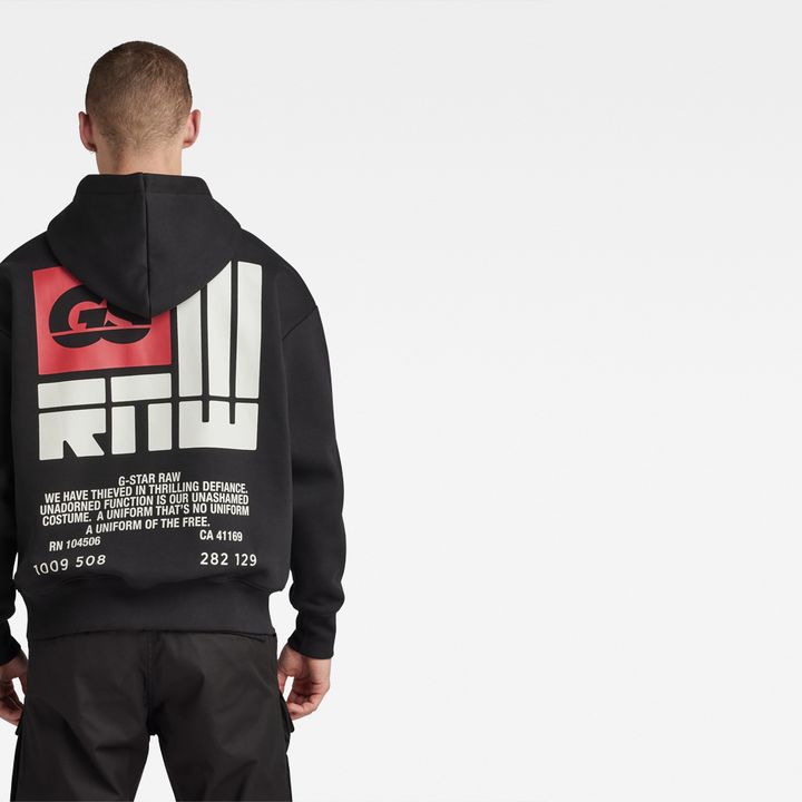G star uniform of the free hoodie shop