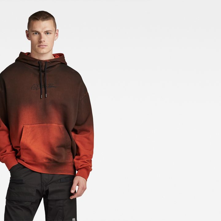Orange g star hoodie 2025