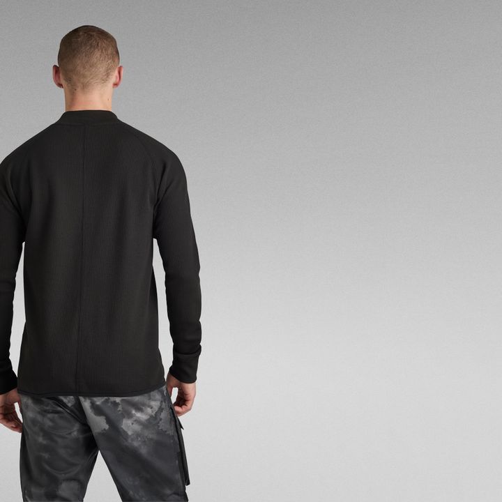 Tweeter Jirgi Slim Half Zip | Noir | G-STAR® FR