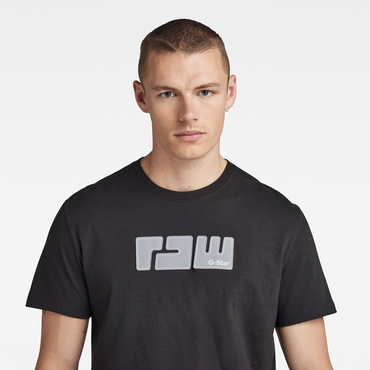 RAW. Felt T-Shirt | Black | G-STAR® US