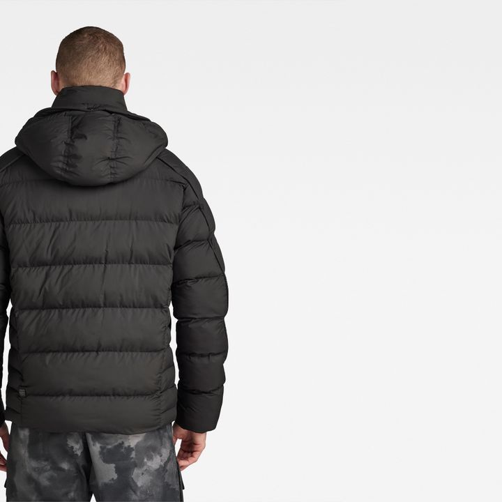 G Whistler Padded Hooded Jacket Black G STAR US
