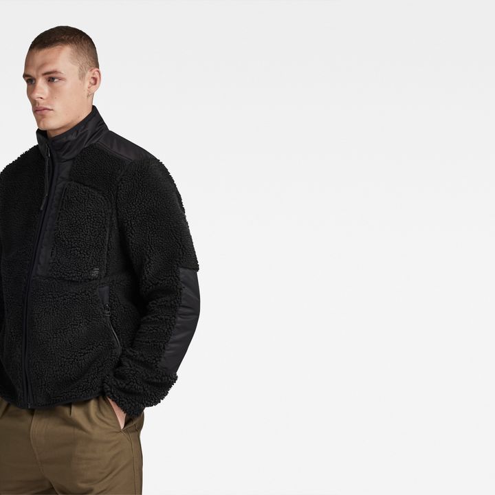 Fleece Jacket | Black | G-STAR® US