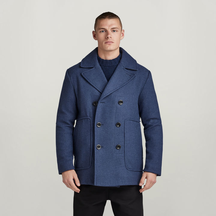 コリアグランドセール 2025 | Peacoat Wool Premium ミディアムブルー JP G-STAR® | ジャケット・アウター