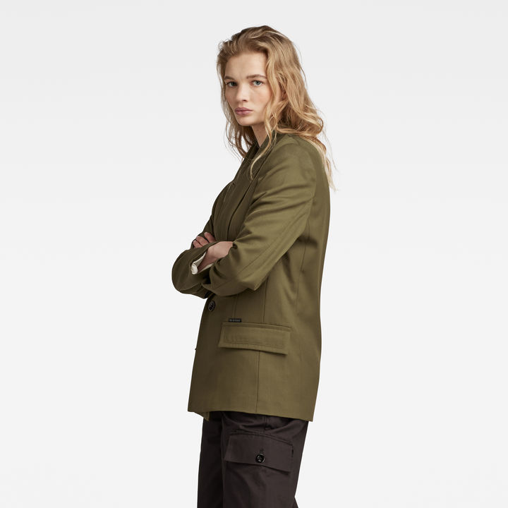 Wool Blazer Green G STAR CA
