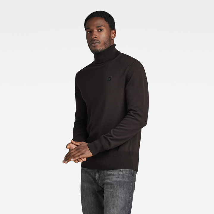 Premium Core Turtle Knit Black G STAR AU