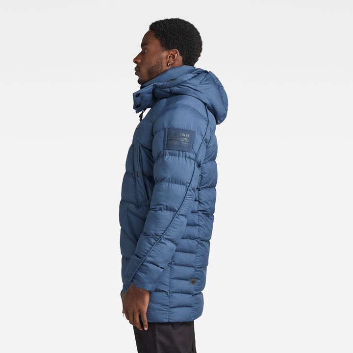 G Whistler Padded Hooded Parka Medium blue G STAR AU