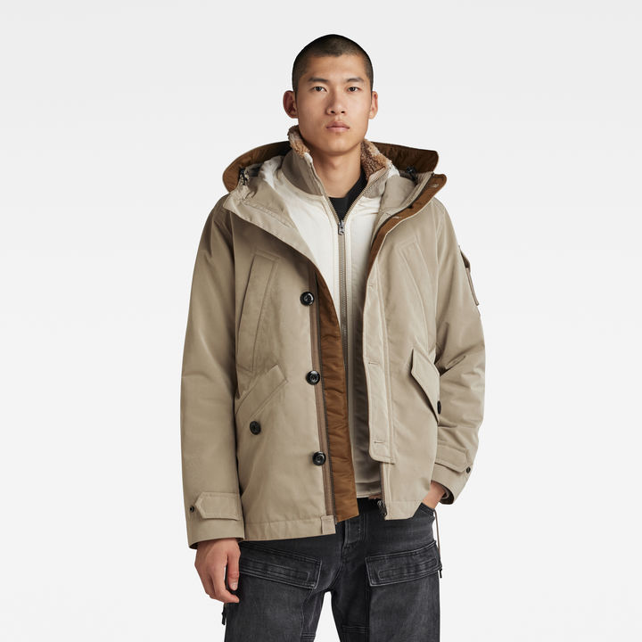 2-In-1 Adaptable Vodan Jacket | Grey | G-STAR® US