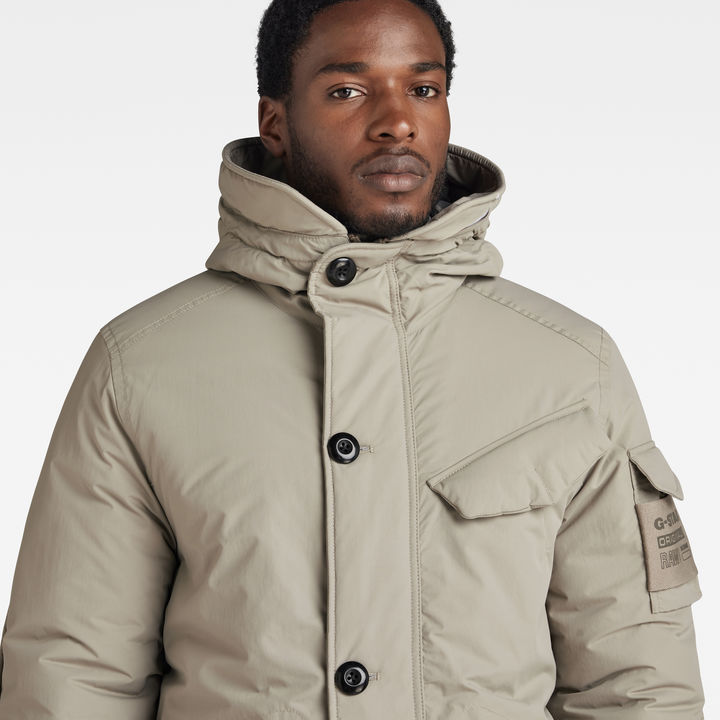 Vodan Padded Hooded Parka Grey G STAR KR