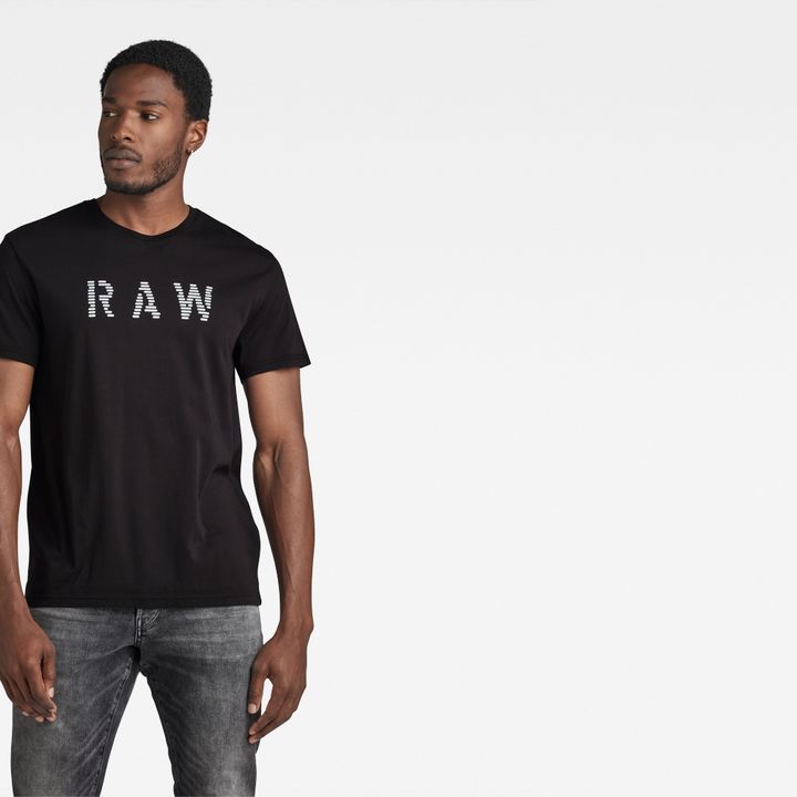 RAW T Shirt Black G STAR CA