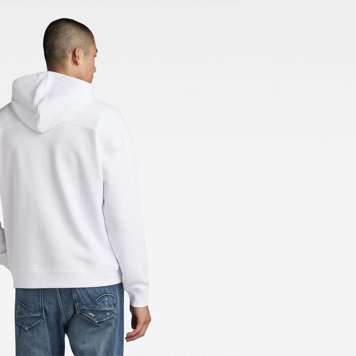 G star white hoodie discount