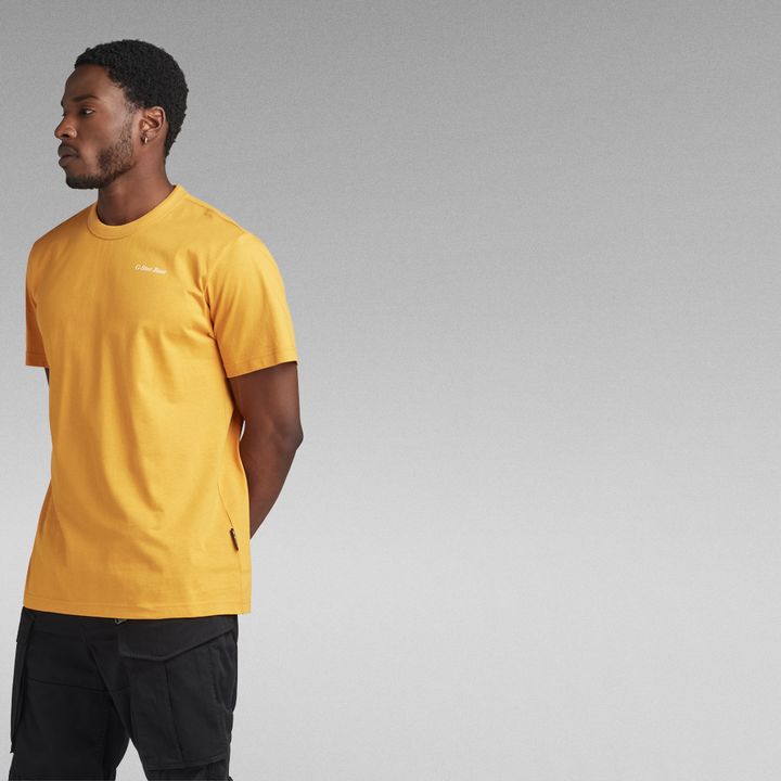 Back 3301 Graphic Loose T-Shirt | Yellow | G-STAR® US