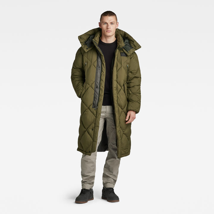 G STAR Men s Whistler Long Blanket Puffer Coat