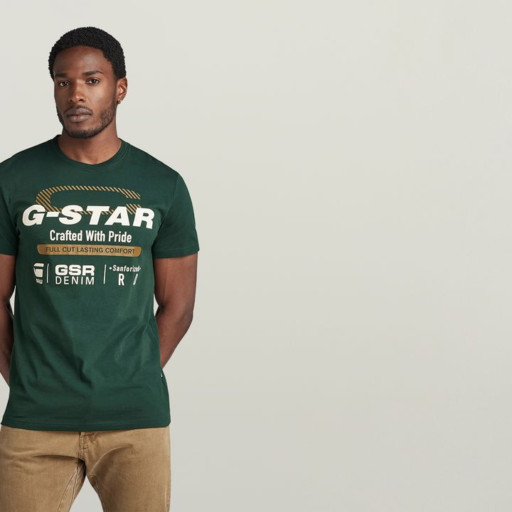 Old Skool Originals T Shirt Green G STAR CA