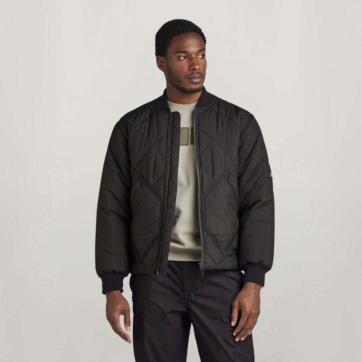 G star black bomber jacket shop