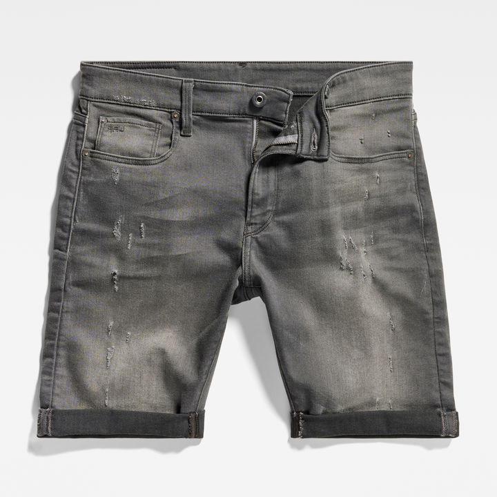 3301 Slim Denim Shorts Grey G STAR US