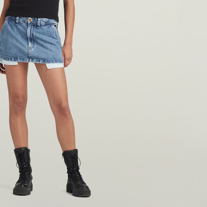 Denim Mini Skirt