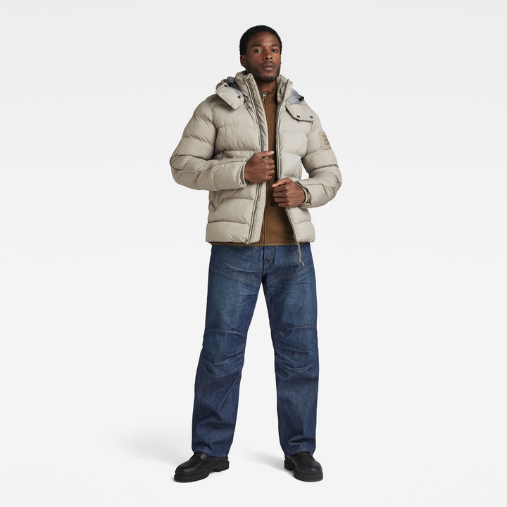 G-Whistler Padded Hooded Jacket | Grey | G-STAR® US