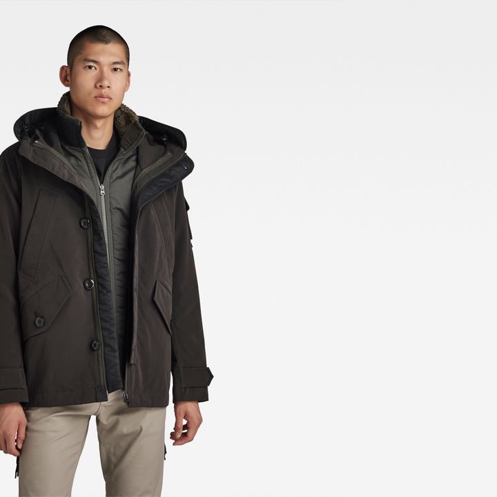 2 In 1 Adaptable Vodan Jacket Black G STAR AU