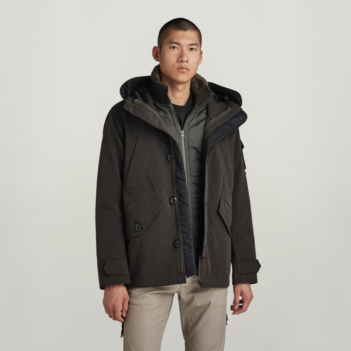 2 In 1 Adaptable Vodan Jacket Black G STAR AU