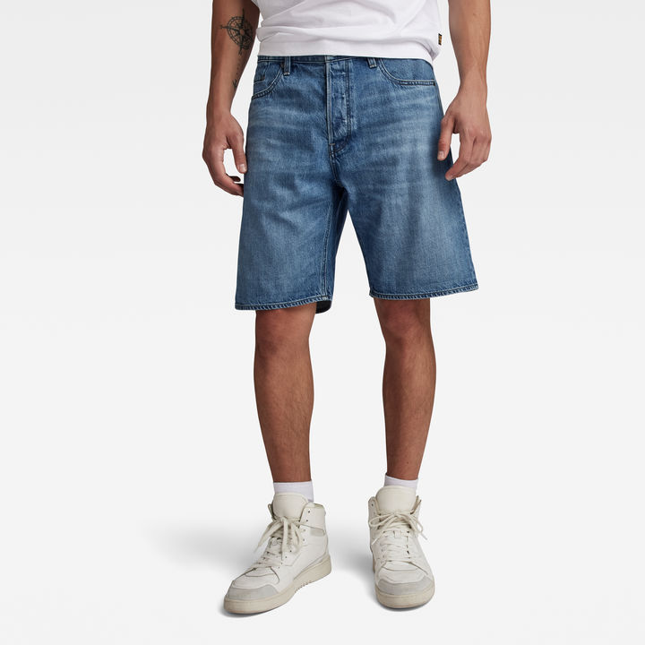 G star raw denim shorts online