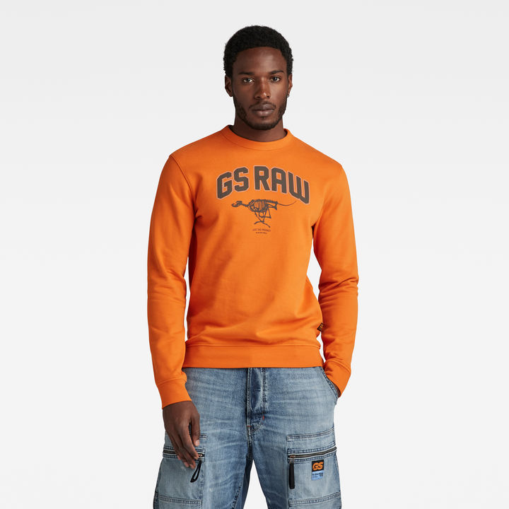 Orange sweater online
