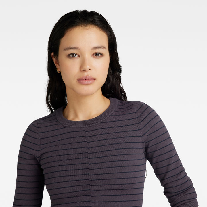 Broken Stripe Lightweight Jumper