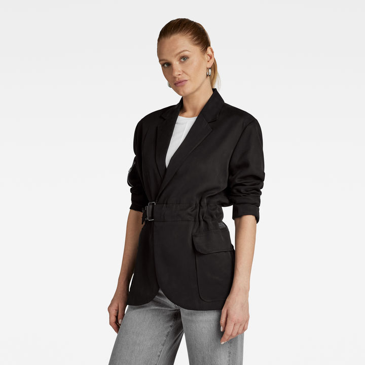 Belted Blazer Black G STAR CA